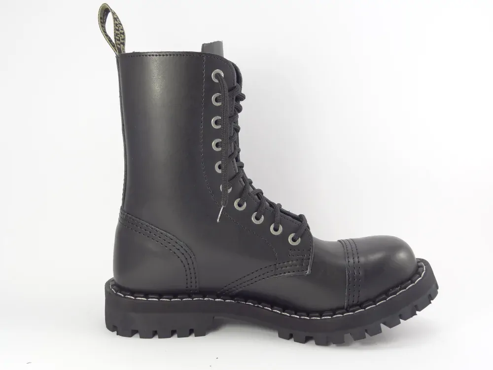 Steel boty 10 dírek 105/106/O/400/VEGE  černá