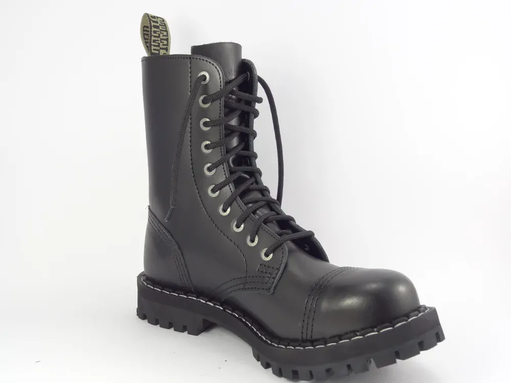 Steel boty 10 dírek 105/106/O/400/VEGE  černá