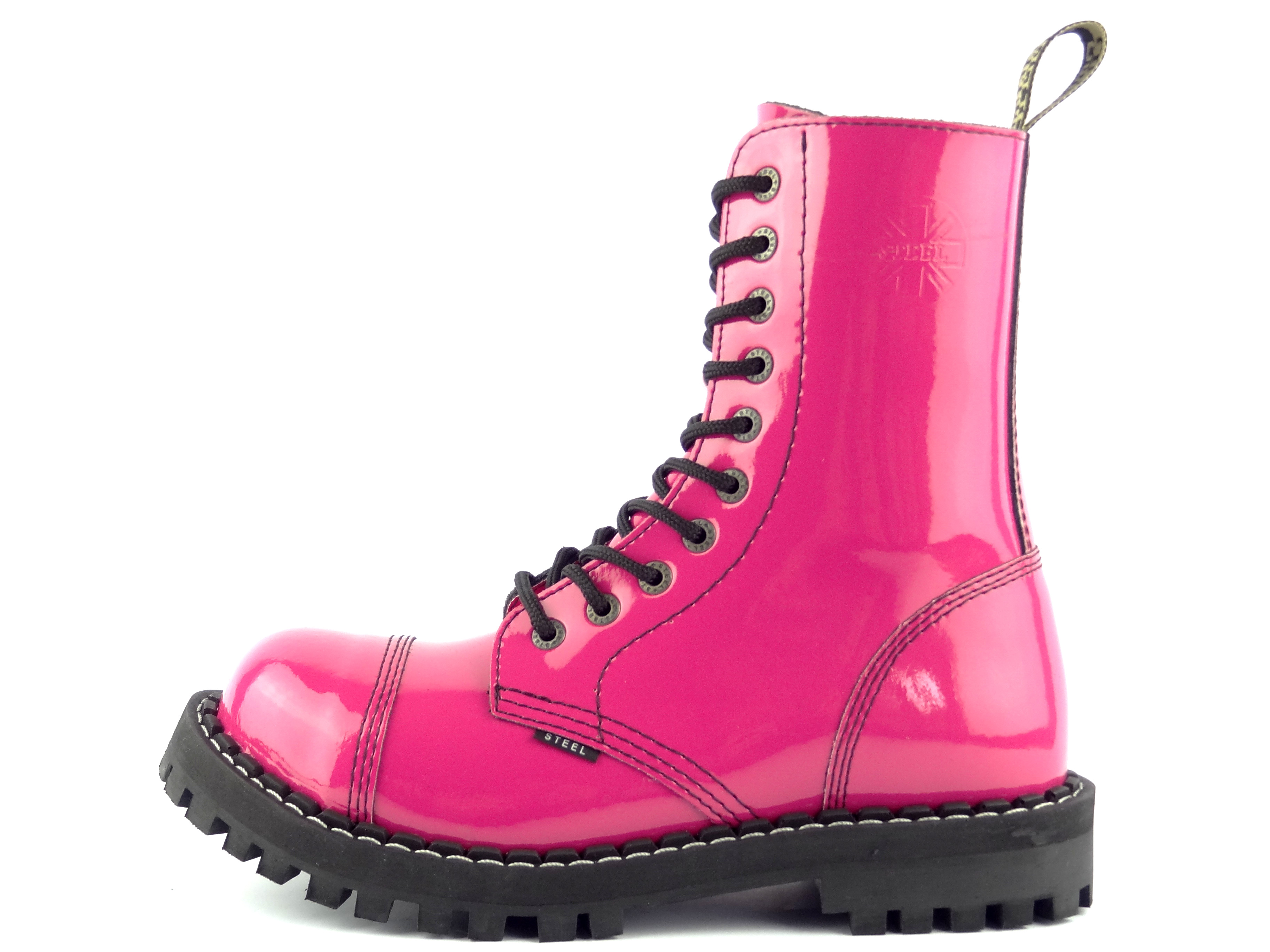 Steel boty 10 dírek 105/106/O/ D20RedLak           