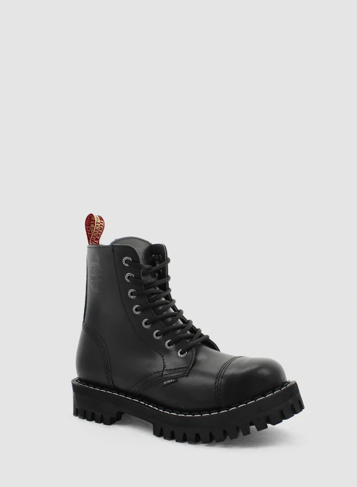Steel boty 8 dírek 113/114/O Monster Black 26