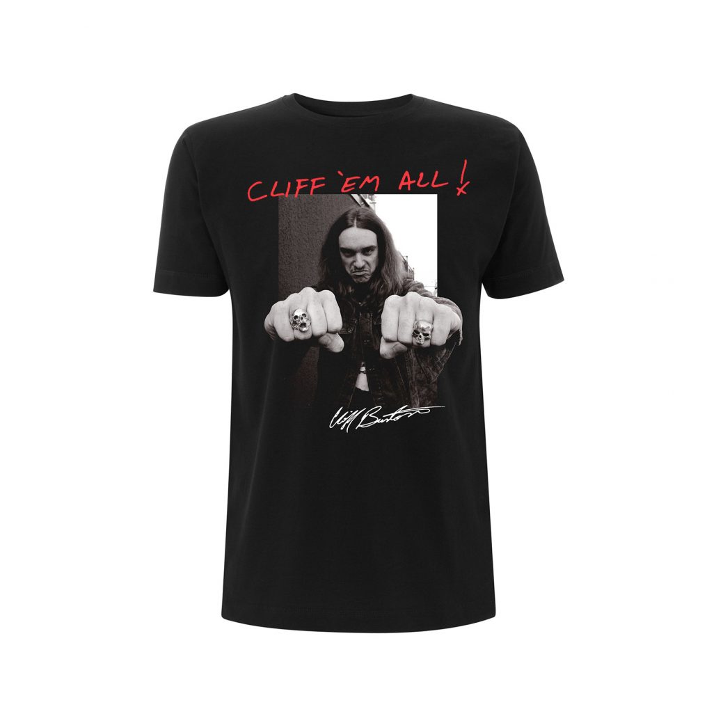 Tričko Metallica Cliff Burton Fists Black černé