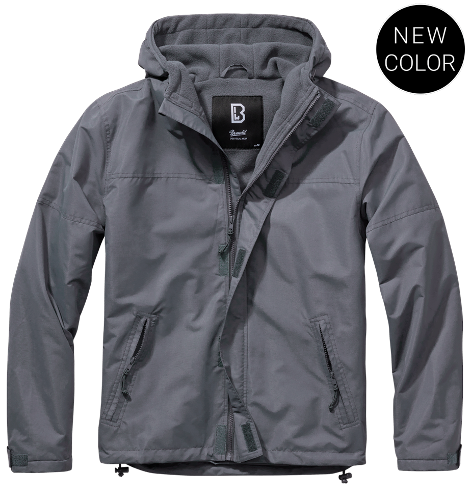 Bunda Brandit 3167 Windbreaker se zipem antracit