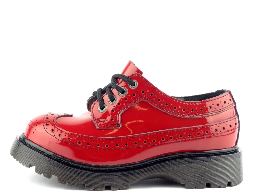 Steel boty 4 dírkové 112/CL2/D20 Oxford Red Lak