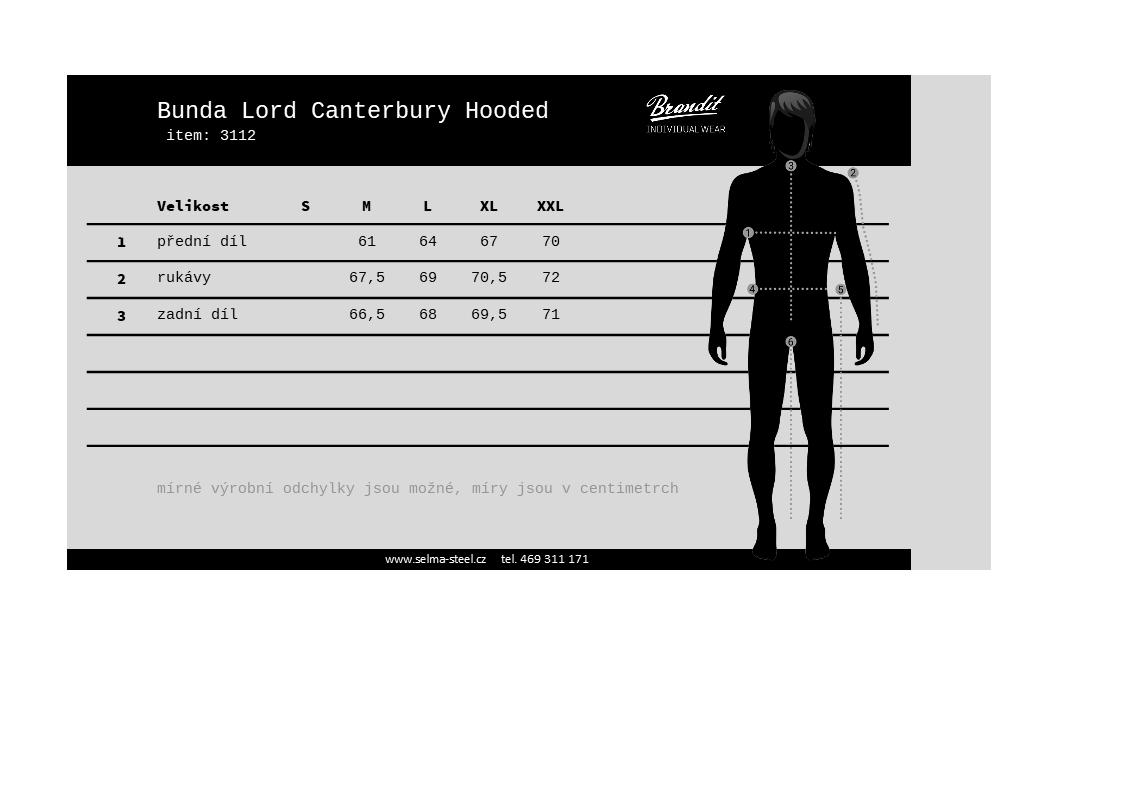 Brandit bunda 3112 černá
