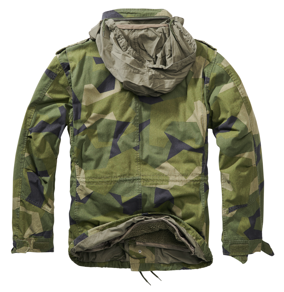 Pánská bunda Brandit M65 Giant swedish camo 3101-125