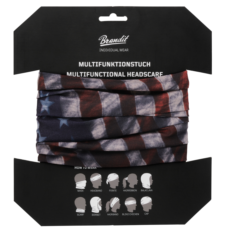 Brandit multifunkční šátek US flagprint 7016.233.OS
