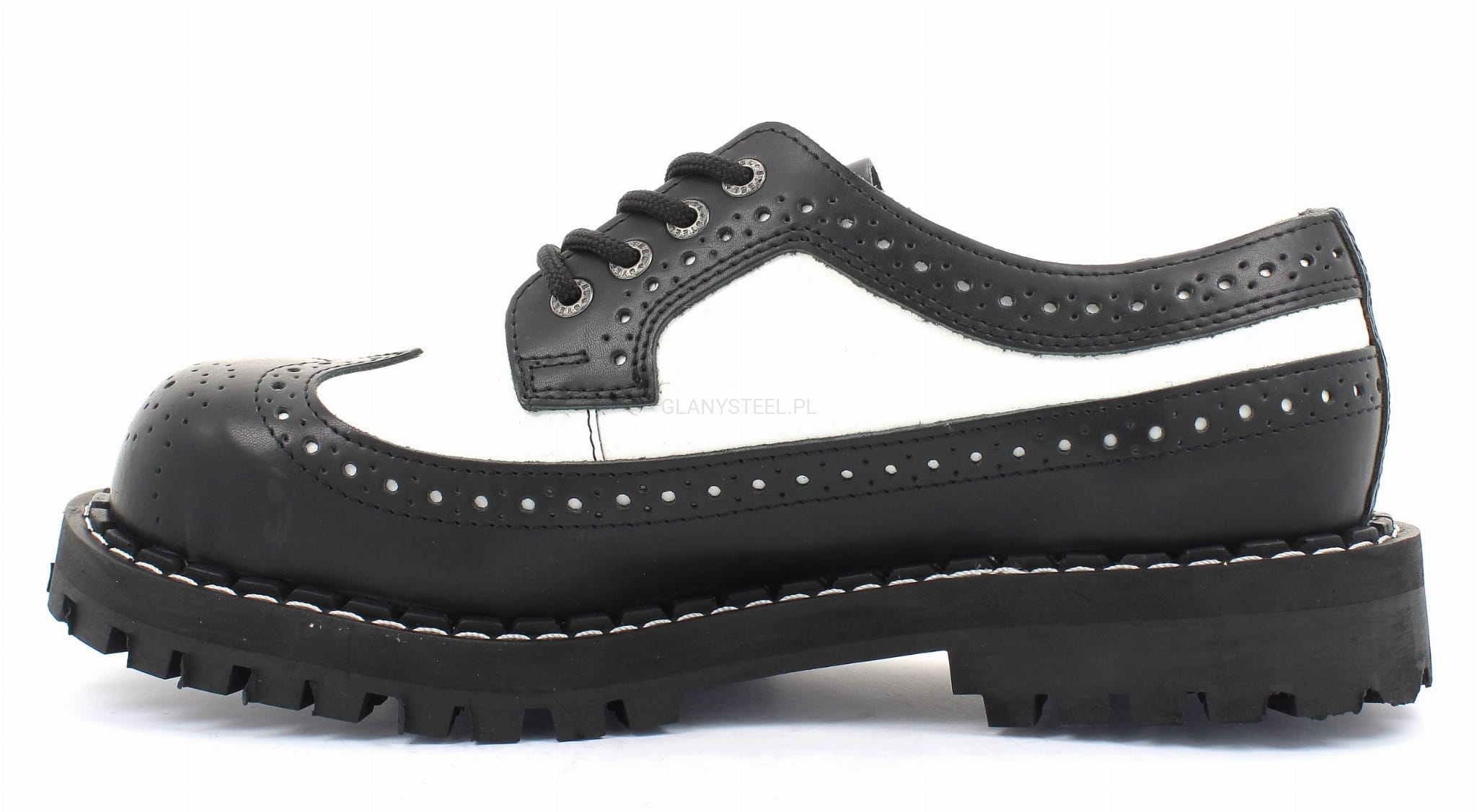 Steel boty 4 dírkové 112/O Oxford B-F.WHT