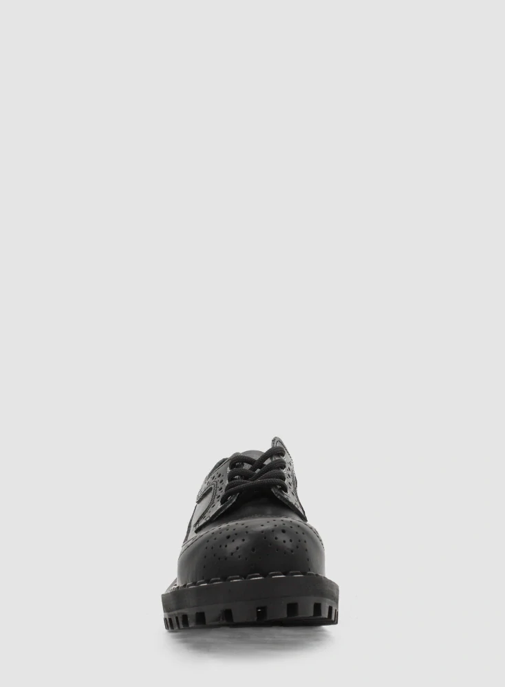Steel boty 4 dírkové 112/O Oxford black/black         