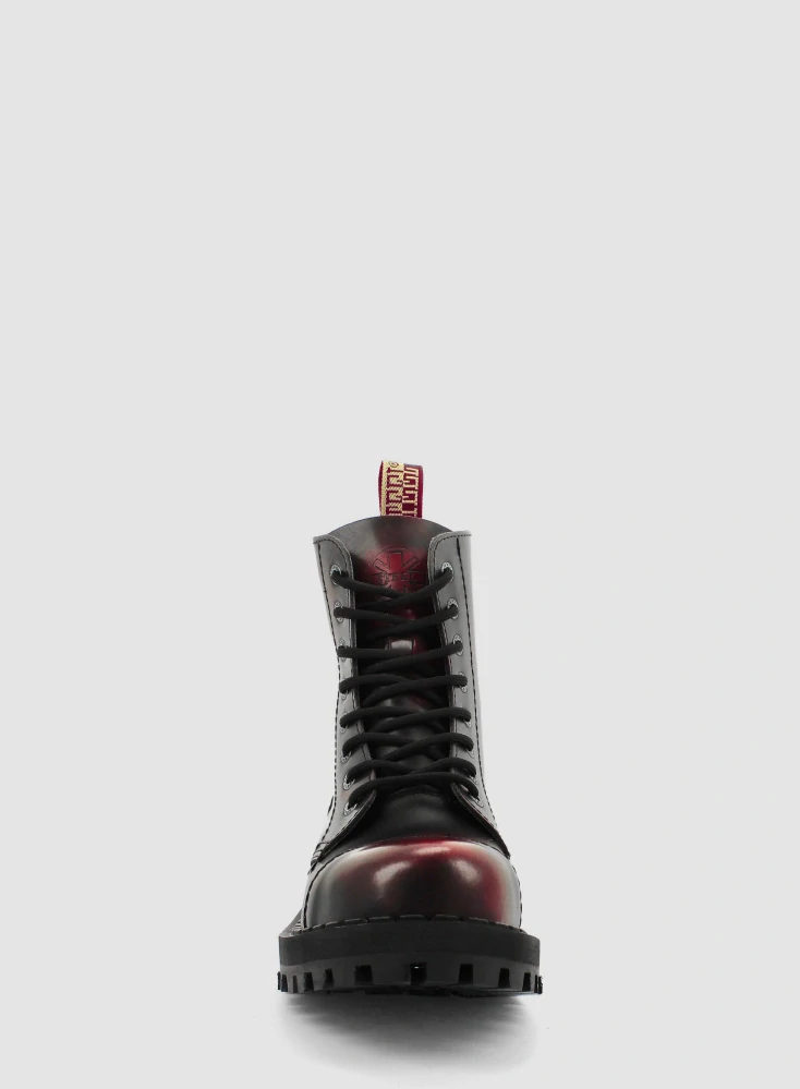 Steel boty 8 dírek 113/114/O/BLACK red 26