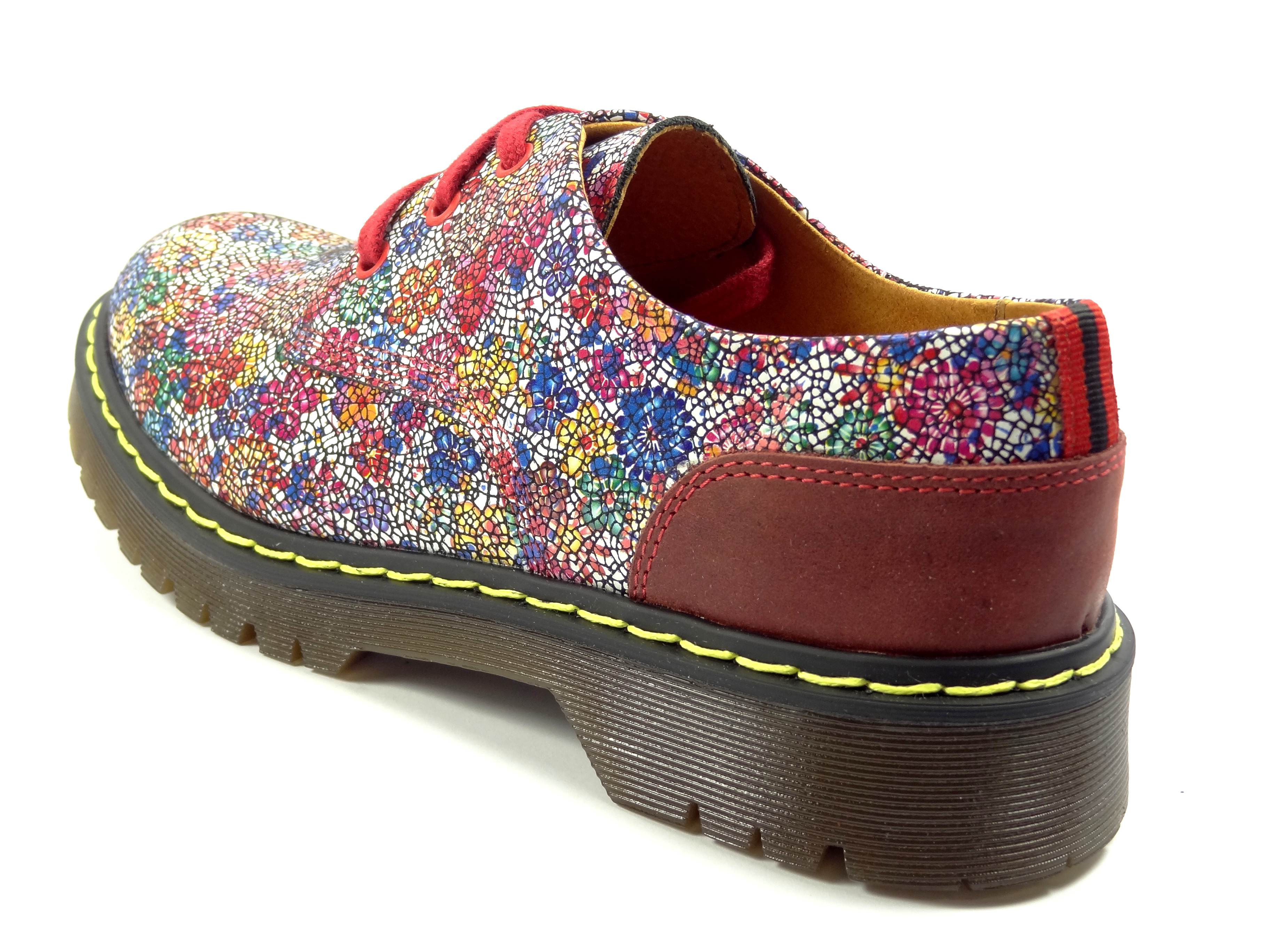 Selma 3 dírkové red flower 14D01K8 barevná