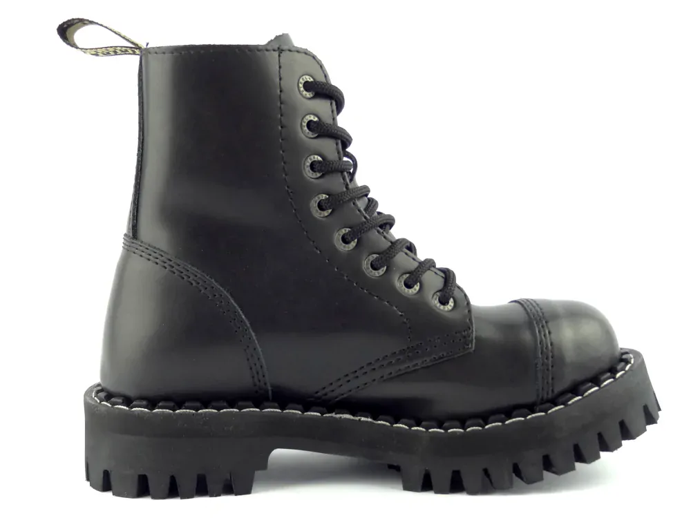 Steel boty 8 dírek 113/114/O Monster černá