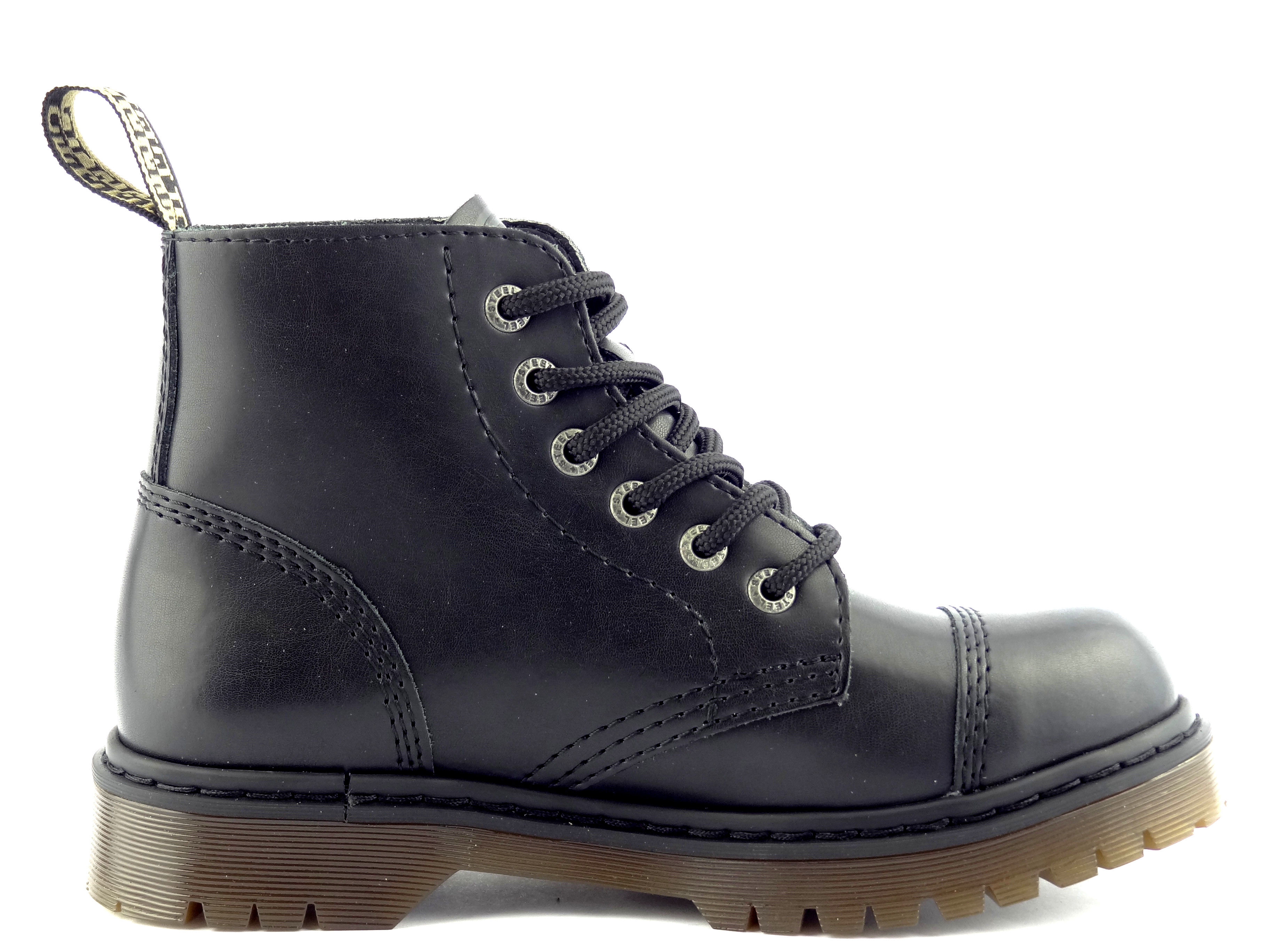 Steel boty 127/AL2 black