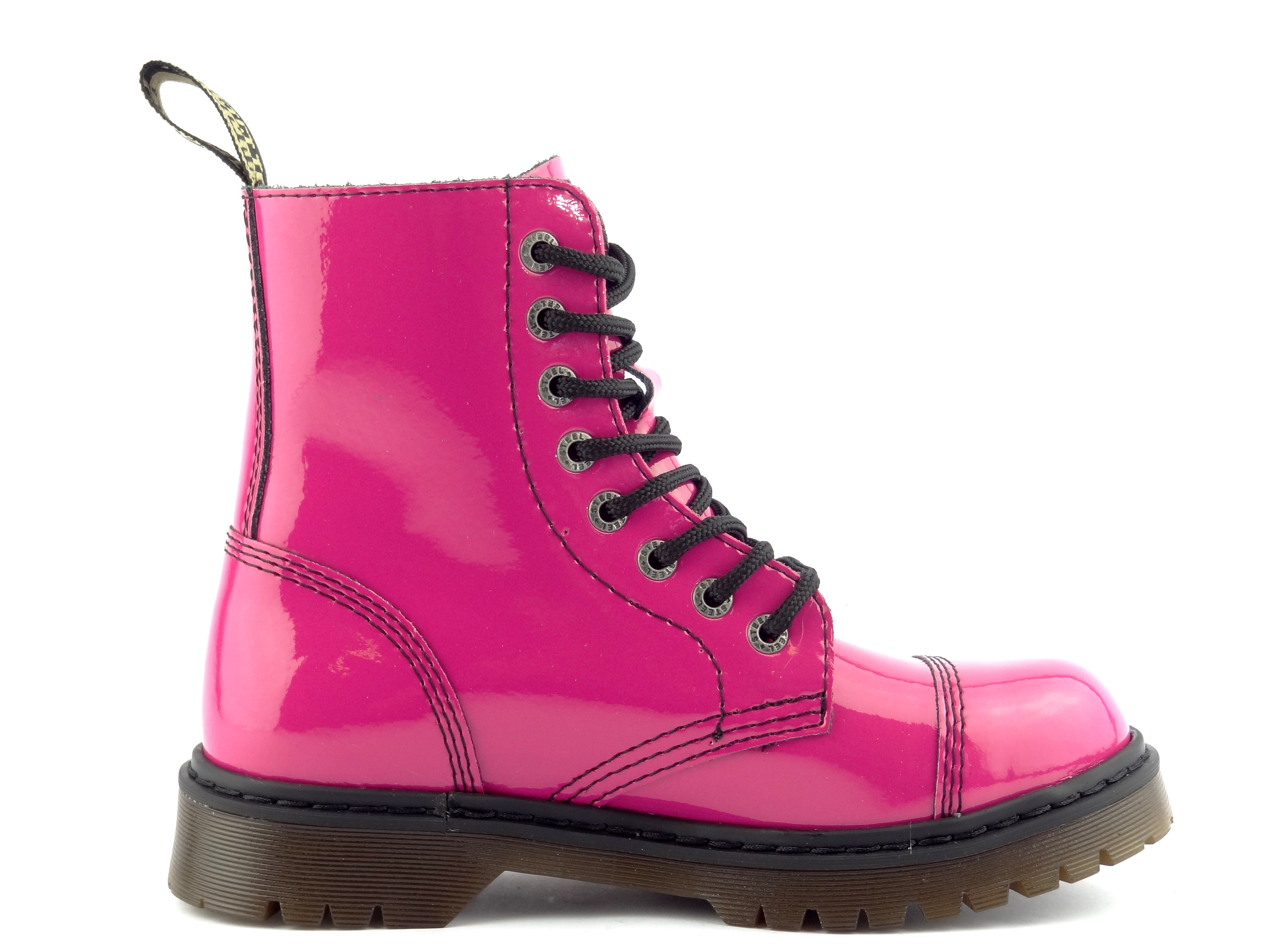 Steel boty 113/AL2/PinkLak Pink Lak 3