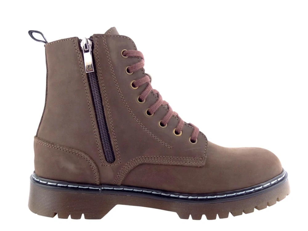 Selma 8 dírkové se zipem brown crazy horse 13D01C5 zateplená crazy brown Š