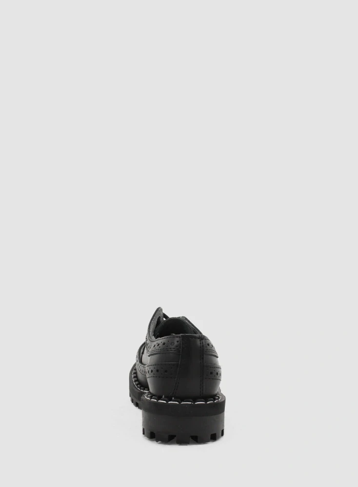 Steel boty 4 dírkové 112/O Oxford black/black         