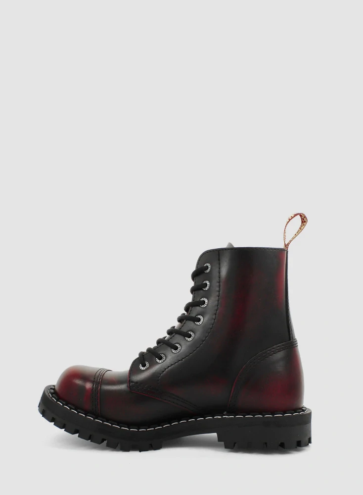 Steel boty 8 dírek 113/114/O/BLACK red 26