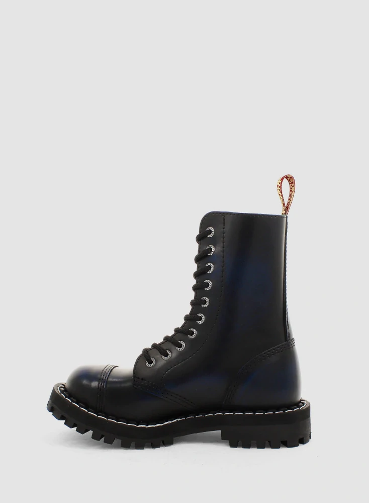 Steel boty 10 dírek 105/106/O/black 26 blue