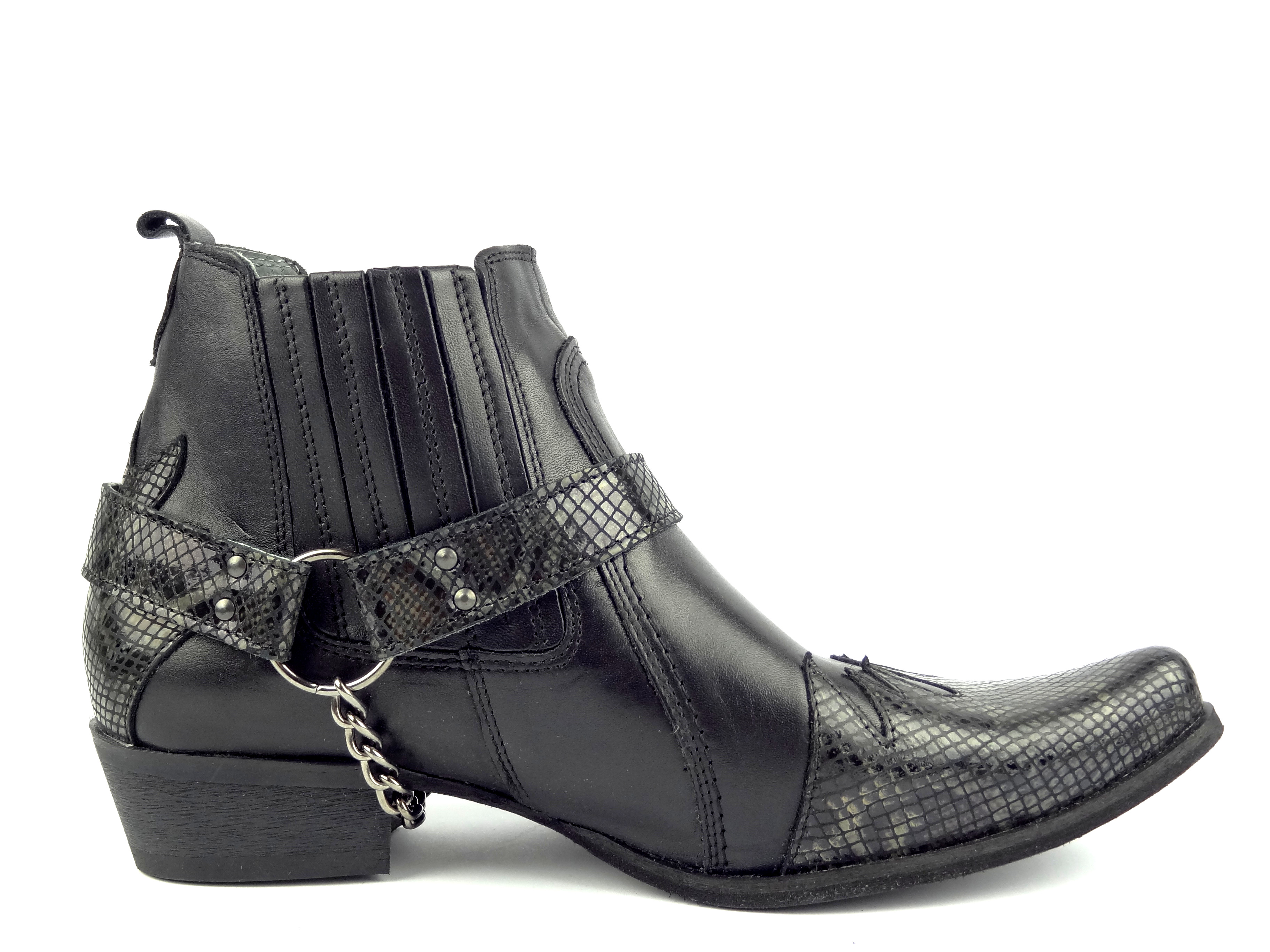 Selma westernové boty na motorku na koně 1222/W  černá