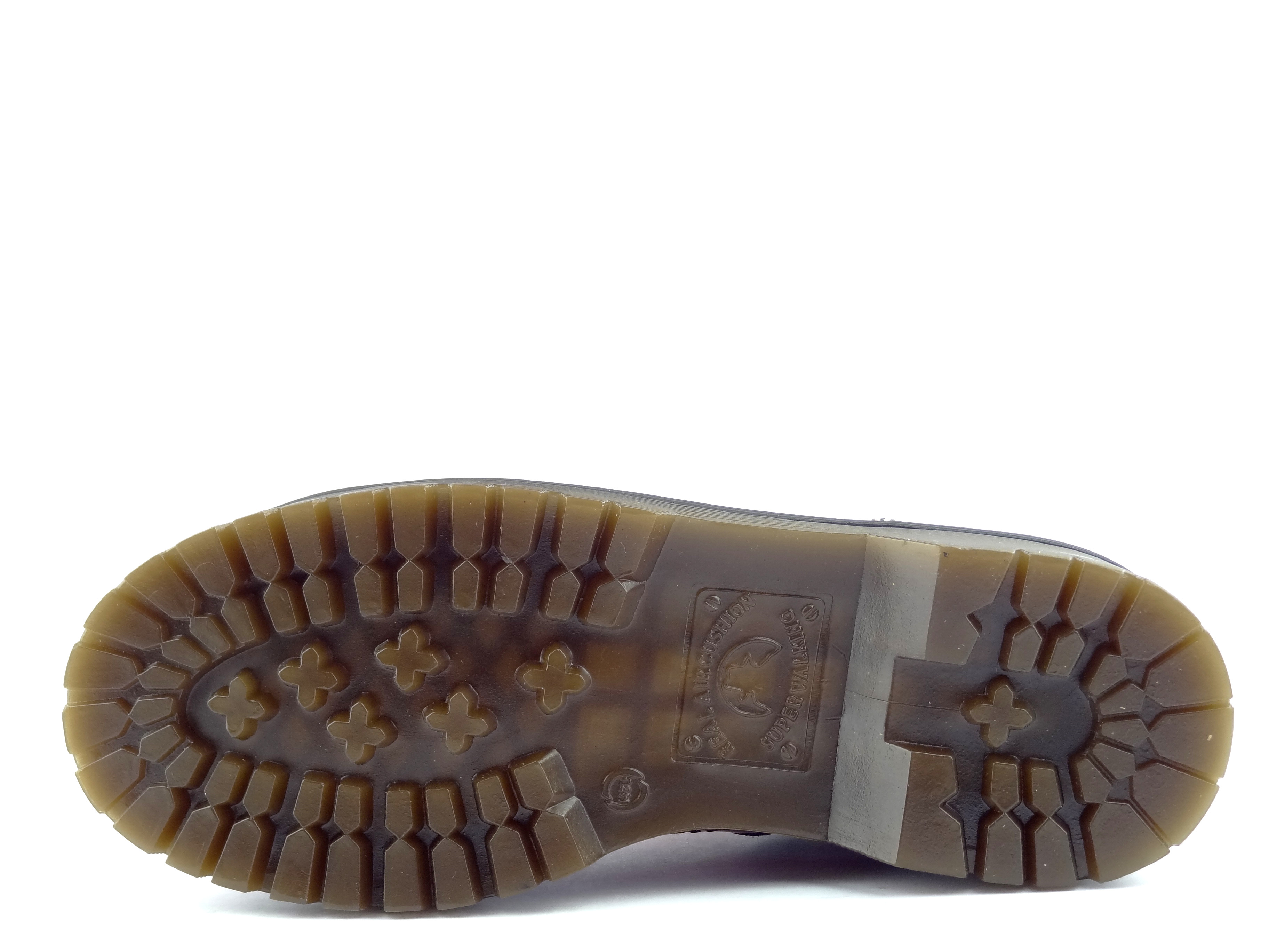 Steel boty 6 dírek 127/AL2/OC/ZIP RED Lak bez ocelové špičky