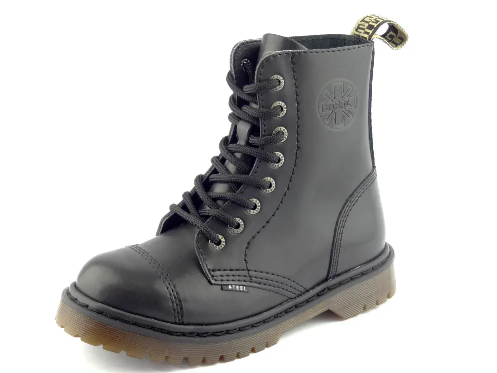 Steel boty 8 dírek 113/AL2 bez ocelové špice  černá