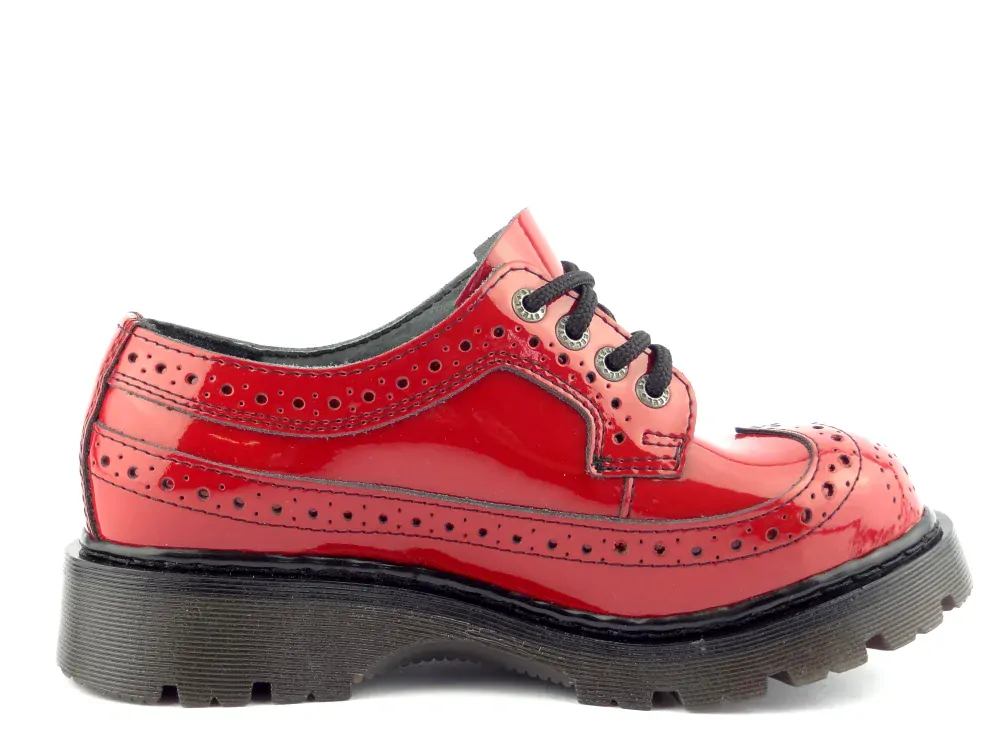 Steel boty 4 dírkové 112/CL2/D20 Oxford Red Lak