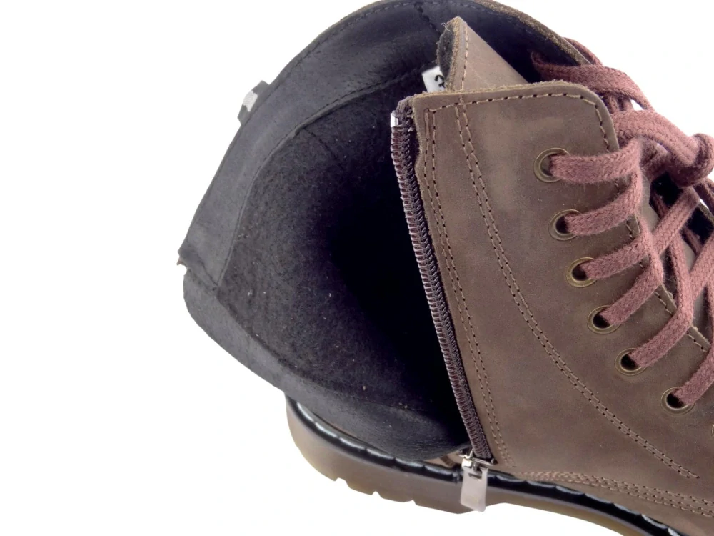 Selma 8 dírkové se zipem brown crazy horse 13D01C5 zateplená crazy brown Š