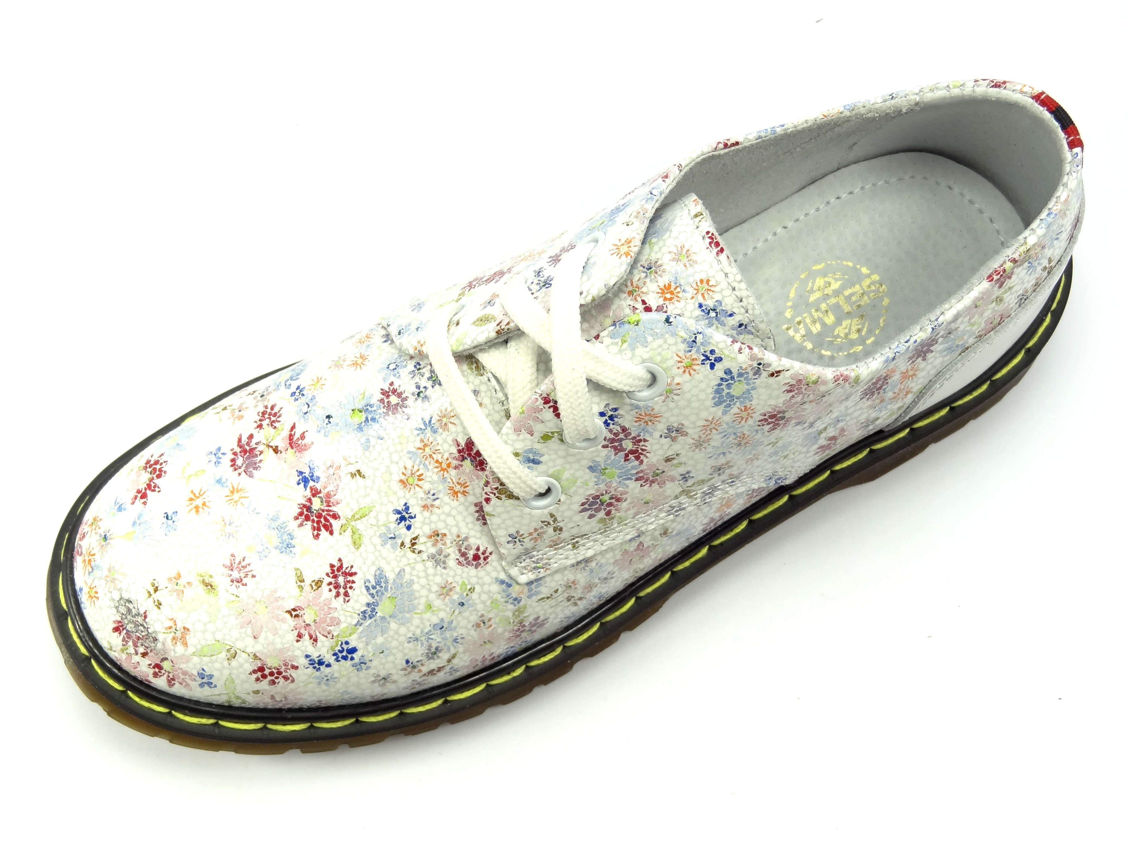 Selma 3 dírkové white flower 14D01K1 bílá