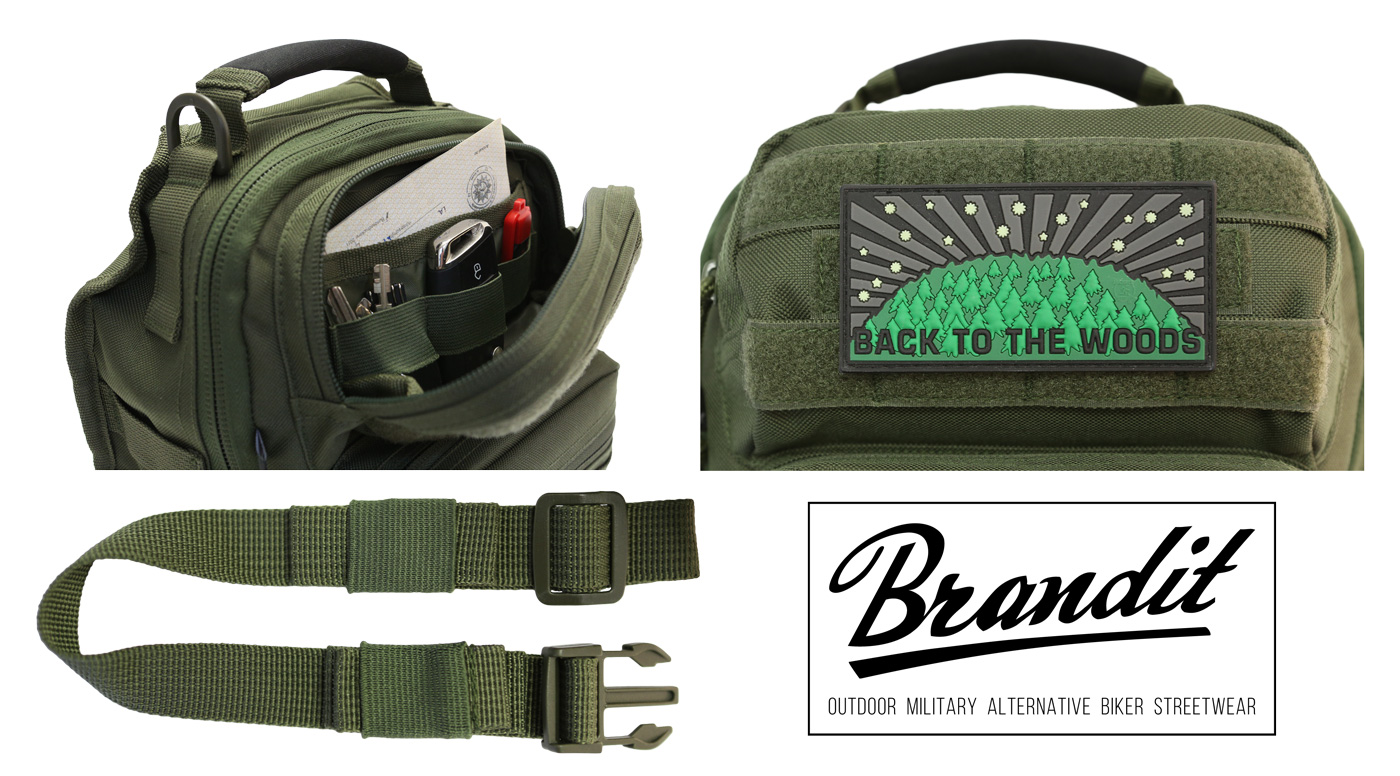 Batoh Brandit US Cooper 8036 1 EveryDayCarry Sling olive