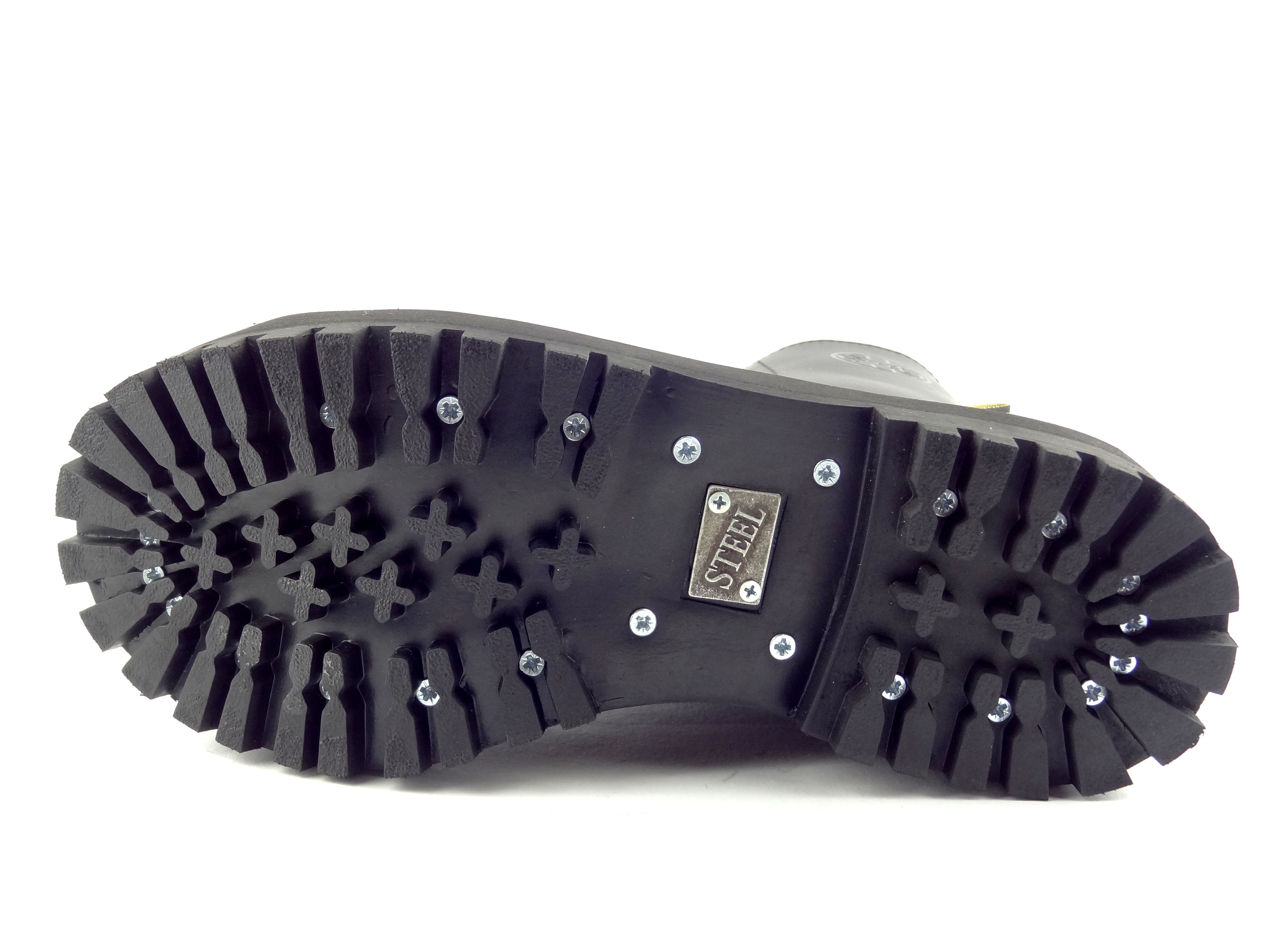 Steel boty 10 dírek 105/106/O/CRAZY černá