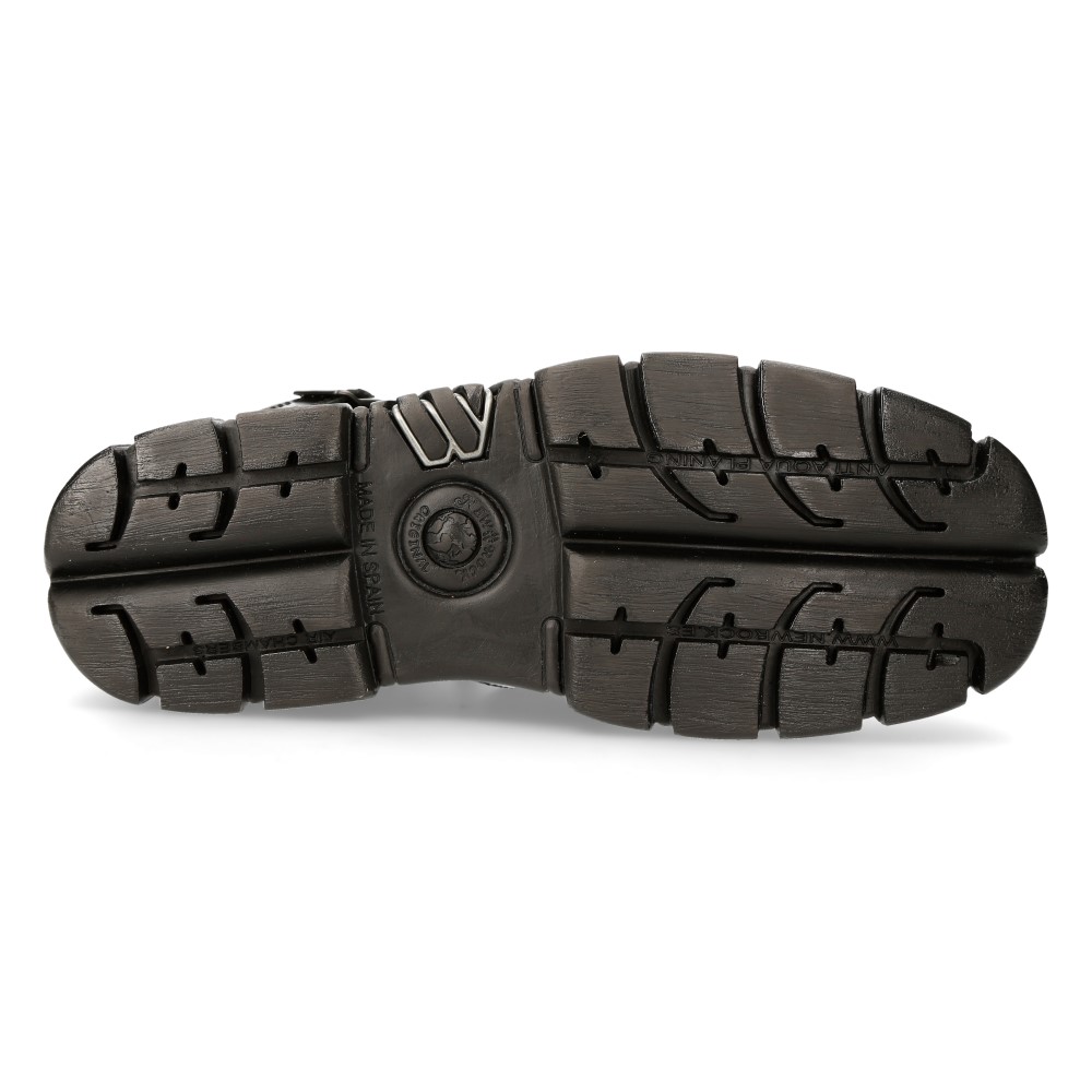 New Rock boty M-WALL988-C3 ANTIK NEGRO, TOWER CASCO NEGRO + LATERAL
