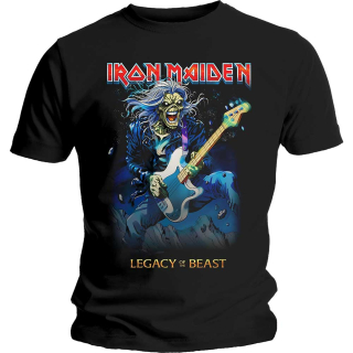 Tričko pánské Iron Maiden Eddie on Bass