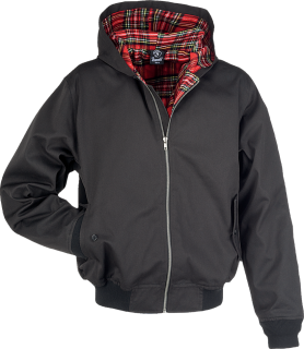Pánská bunda Brandit Lord Canterbury Hooded černá 3112