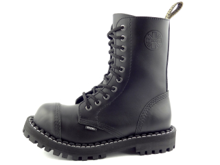 Steel boty 10 dírek 105/106/O/CRAZY černá