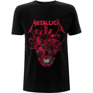 Tričko Metallica Heart Skull black