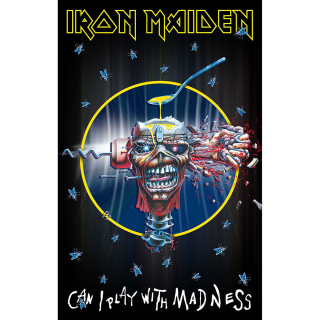 Textilní plakát Iron Maiden Can I Play With Madness