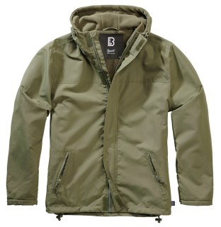 Pánská bunda Brandit 3167-1 Windbreaker se zipem olivová
