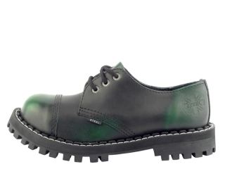 Steel boty 3 dírky 101/102/O/BLACK Green