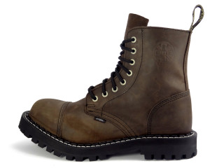 Steel boty 8 dírek 113/114/O/ crazy brown